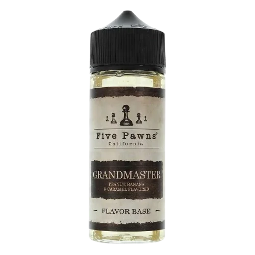 Five Pawns 100ml E-Liquid Grandmaster – premium handcrafted vape juice with complex flavors and smooth 50/50 VG PG blend