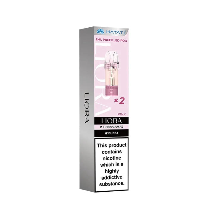 Experience smooth, long-lasting flavor with the Hayati Liora Prefilled Pod in H Bubba