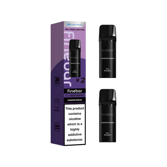 Summer Dream Hayati Finebar prefilled replacement pods for the Finebar pod kit