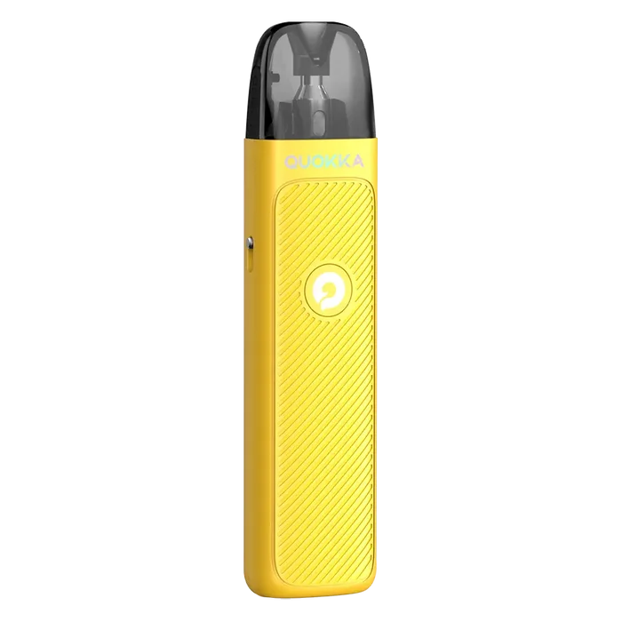 Hayati Quokka Lite Pod Kit in Neon Yellow – lightweight pod vape kit with 1000mAh built-in battery, 2ml refillable pods, and USB-C charging for reliable MTL vaping