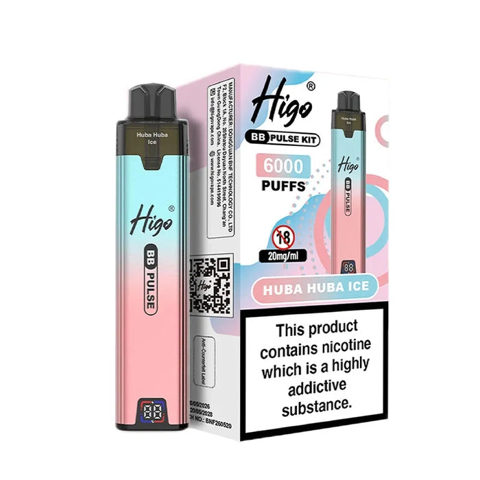 Higo BB Pulse 6000 Huba Huba Ice Prefilled Pod Kit