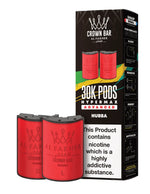 Load image into Gallery viewer, Al Fakher Hypermax 30K Prefilled Pods in Hubba flavour – premium vape pods offering bold flavours and long-lasting performance
