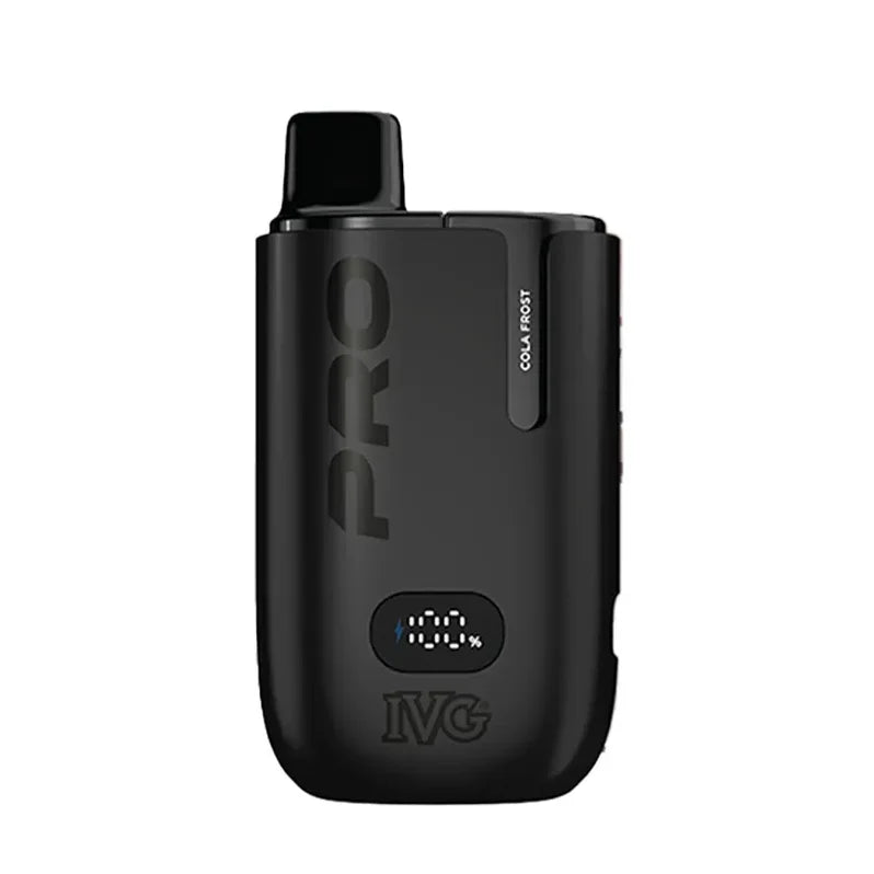 IVG Pro 12 Prefilled Pod Kit in Cola Frost flavor – sleek vape device with up to 12,000 puffs.