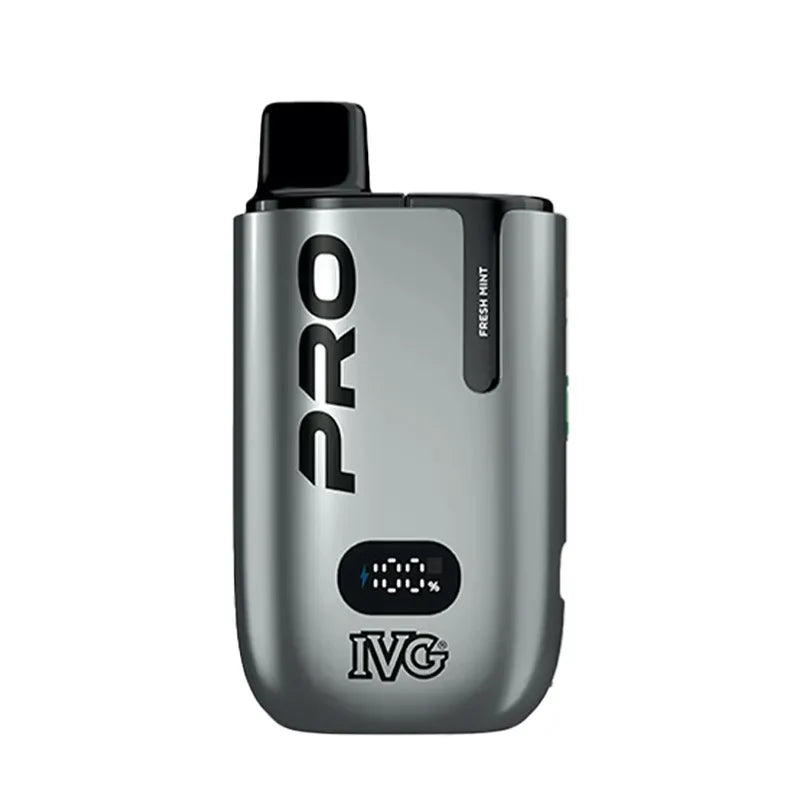IVG Pro 12 Prefilled Pod Kit in Fresh Mint flavor – sleek vape device with up to 12,000 puffs.