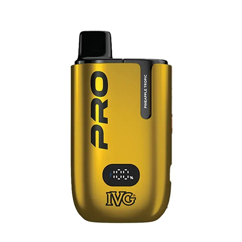 IVG Pro 12 Prefilled Pod Kit in Pineapple Tropic flavor – sleek vape device with up to 12,000 puffs.