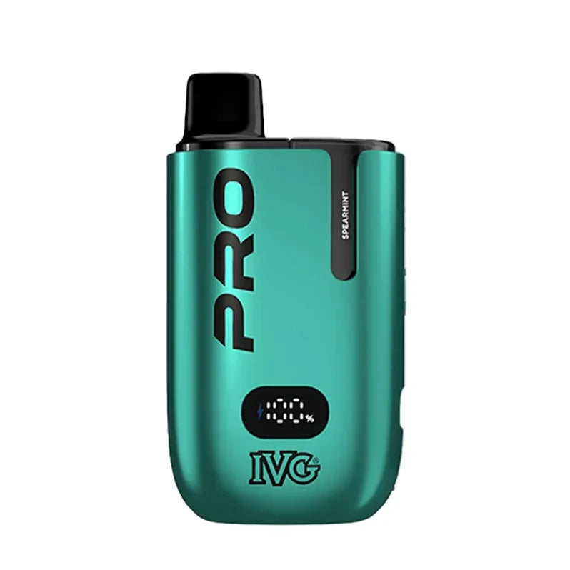 IVG Pro 12 Prefilled Pod Kit in Spearmint flavor – sleek vape device with up to 12,000 puffs.