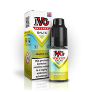 IVG Intense Nic Salt E-Liquid 10ml in Banana Ice – 50/50 VG/PG vape juice available in 10mg or 20mg nicotine strength.