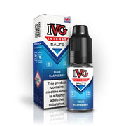 IVG Intense Nic Salt E-Liquid 10ml in Blue Raspberry – 50/50 VG/PG vape juice available in 10mg or 20mg nicotine strength.