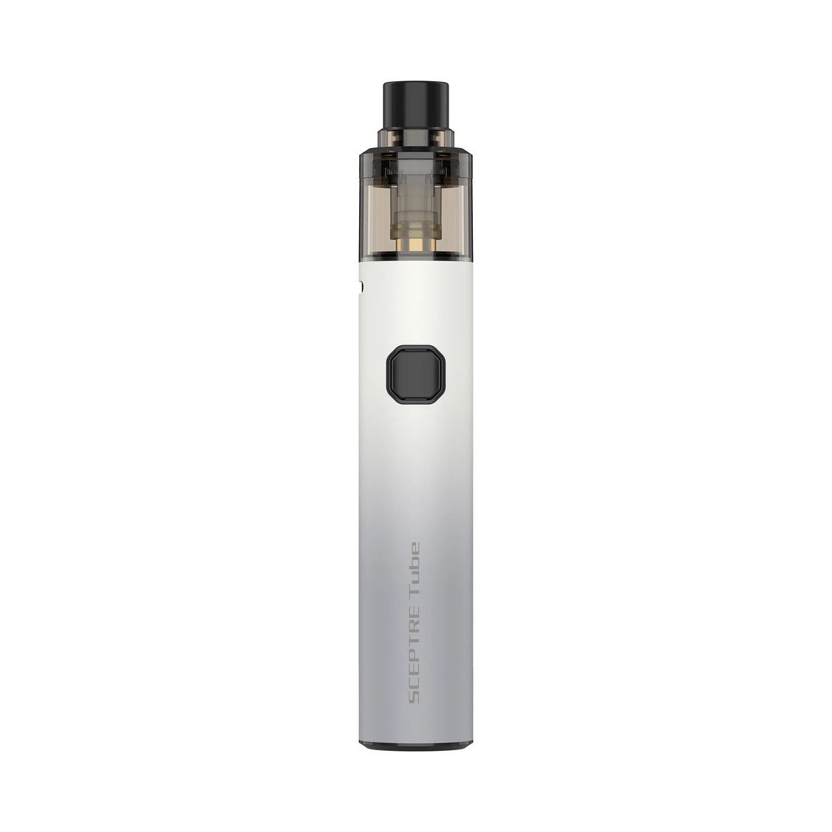 Innokin Sceptre Tube Kit in White – sleek vape pen kit with 1300mAh battery and 2ml pod, compatible with Sceptre coils for MTL and RDL vaping.