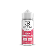 100ml shortfill bottle of Juice Bar 50/50 E-Liquid in Pink Lemonade flavor, balanced 50VG/50PG blend for smooth flavor and satisfying throat hit, nicotine-free with room for nic shots.