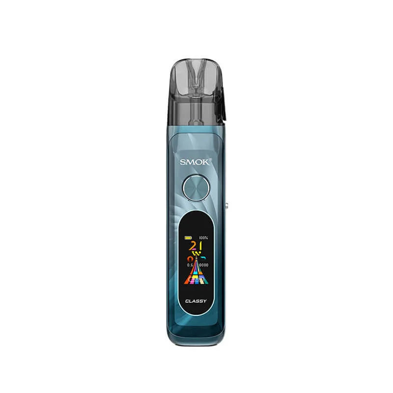 SMOK Novo Classy Lake Blue Pod Vape Kit designed for easy, portable mouth-to-lung vaping