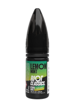Load image into Gallery viewer, Bottle of Lemon Mint Riot Squad Punx Nic Salts featuring crisp lemon-yellow packaging with cool mint-green accents, vibrant lemon slice and mint leaf graphics, prominent ‘Punx’ branding, designed for nicotine salt vape devices.
