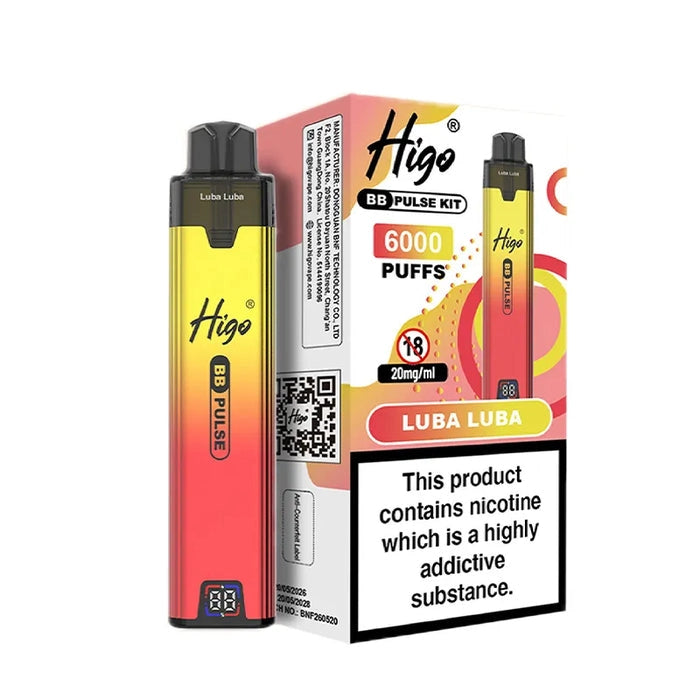 Higo BB Pulse 6000 Luba Luba Prefilled Pod Kit