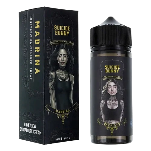 Suicide Bunny 100ml E-Liquid Madrina – premium 0mg vape juice with bold flavors and smooth 70/30 VG PG blend for rich clouds