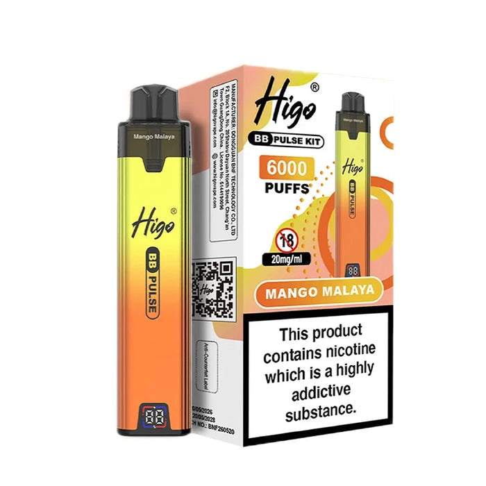 Higo BB Pulse 6000 Mango Malaya Prefilled Pod Kit