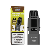 Maxfel Ultra Pro Prefilled Pods with refill containers in refreshing Cola Lime flavor, designed for long‑lasting smooth nicotine satisfaction and hassle‑free vaping convenience.