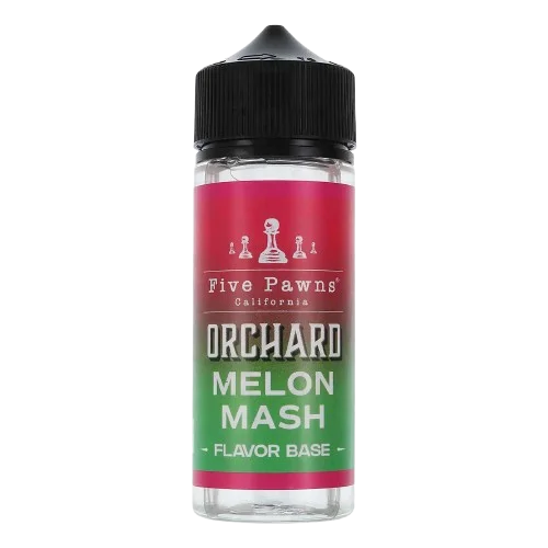 Five Pawns 100ml E-Liquid Melon Mash – premium handcrafted vape juice with complex flavors and smooth 50/50 VG PG blend