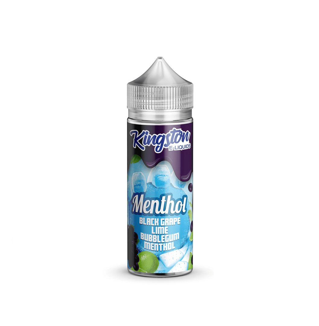 Menthol - Black Grape Lime Bubblegum Kingston 100ml Nicotine Free 0mg Eco Smok Vape Store Menthol - Black Grape Lime Bubblegum Kingston 100ml Nicotine Free 0mg Eco Smok Vape Store