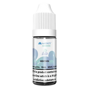 Hayati Pro Max Menthol Nic Salt vape juice, delivering smooth nicotine satisfaction and a refreshing vape experience.