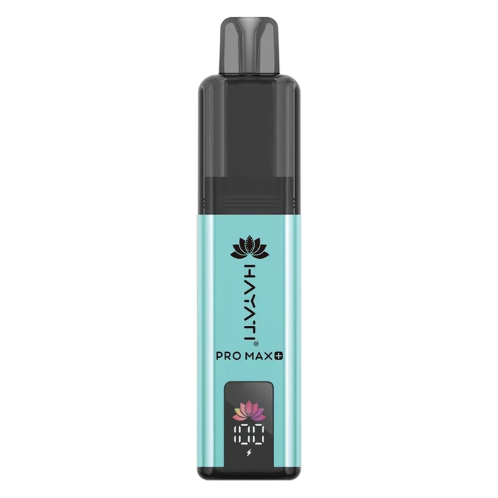 Hayati Pro Max 6000+ Prefilled Pod Kit in Mr Blue Flavor, featuring a convenient prefilled pod design and up to 6000 puffs for a satisfying vaping experience.