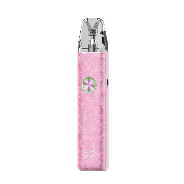OXVA Xlim 4 Pod Kit in NacrePink featuring a 1600mAh battery, up to 30W output, adjustable airflow and UNITECH 3.0 pod technology.