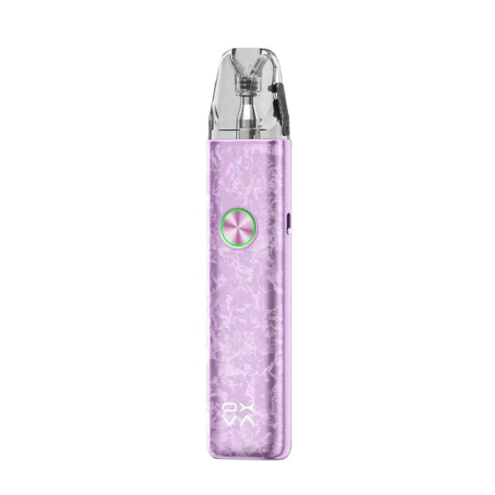 OXVA Xlim 4 Pod Kit in NacrePurple featuring a 1600mAh battery, up to 30W output, adjustable airflow and UNITECH 3.0 pod technology.