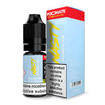 Load image into Gallery viewer, Nasty Podmate Mango Ice Nic Salt Vape Juice – sleek 10 ml bottle featuring a juicy mango flavor with a cool menthol finish, smooth nicotine salts, and convenient dropper tip for pod-system use.
