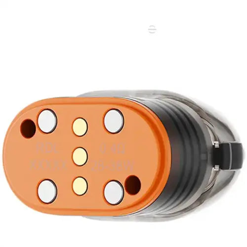 Genuine OXVA VPrime replacement pods V, 2ml capacity with 0.4 Ohm coil and side-fill design, providing rich flavor, smooth vapor production, and easy refilling for OXVA VPrime devices