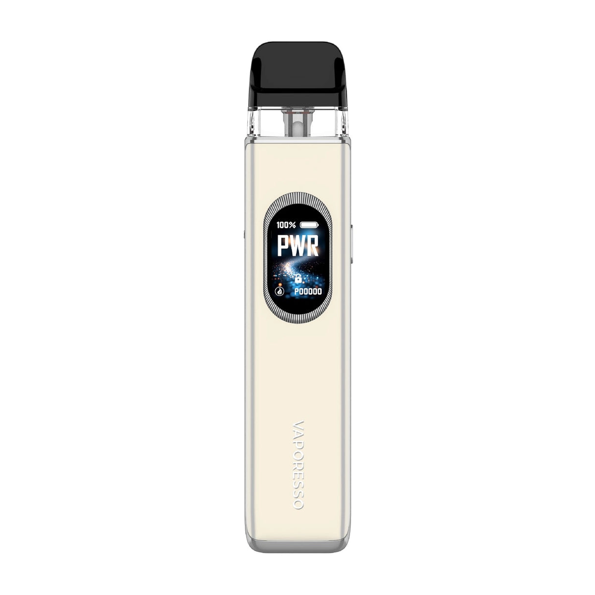 Vaporesso XROS 6 Pod Vape Kit in Pearl White – compact refillable pod system with 1800mAh battery and modern design for MTL and RDL vaping.