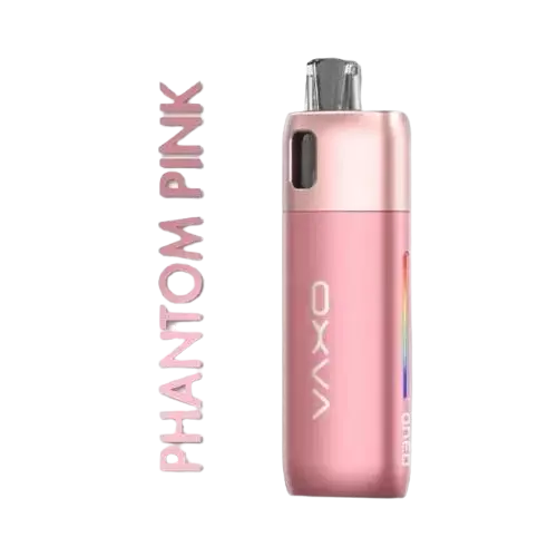 OXVA ONEO 40W Pod Vape Kit in Phantom Pink, featuring a 1600mAh rechargeable battery, 2ml refillable tank with pods, adjustable airflow, and stylish modern design for versatile MTL and RDL vaping