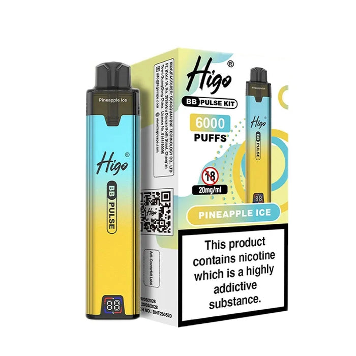 Higo BB Pulse 6000 Pineapple Ice Prefilled Pod Kit