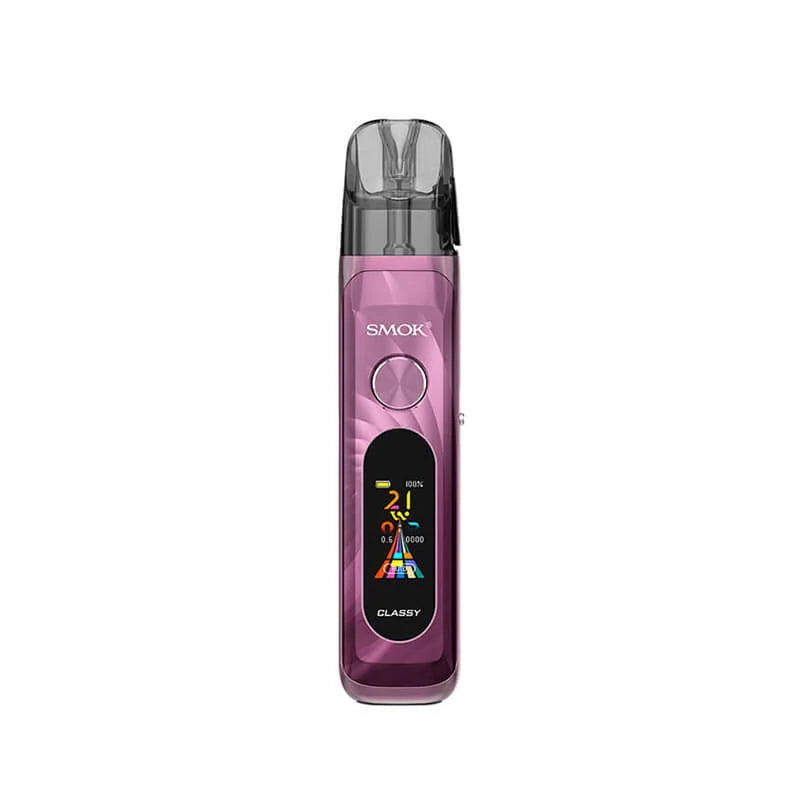 SMOK Novo Classy Pink Rose Pod Vape Kit designed for easy, portable mouth-to-lung vaping