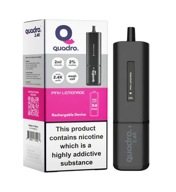 Quadro 2.4k Big Puffs, 2400mAh, 20mg - All Flavour