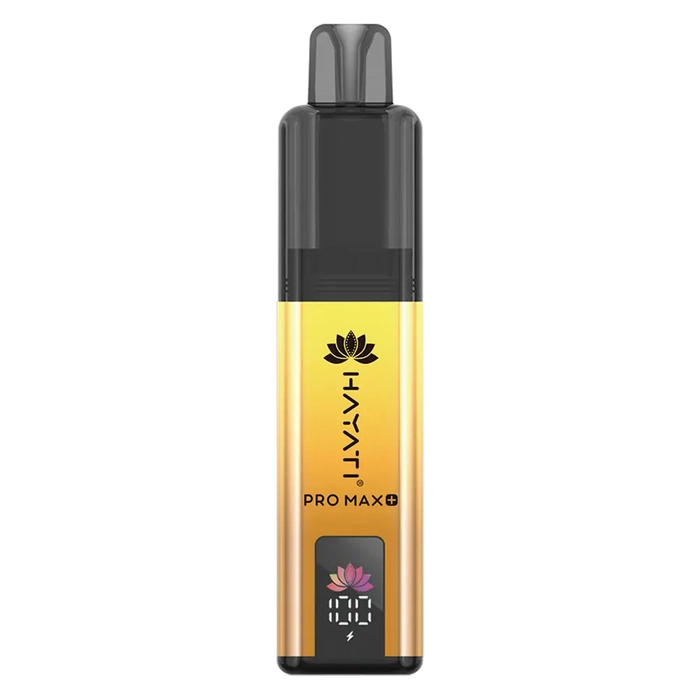 Hayati Pro Max 6000+ Prefilled Pod Kit in Pipeline Punch Flavor, featuring a convenient prefilled pod design and up to 6000 puffs for a satisfying vaping experience.