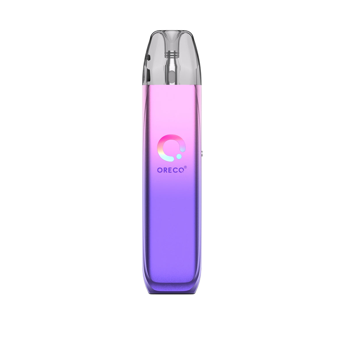 Oreco Model Y Pod Kit in Purple-orchid Color, featuring a compact design for a smooth and convenient vaping experience.