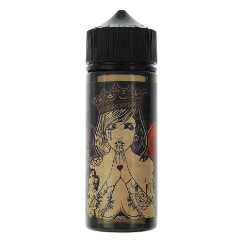 Suicide Bunny 100ml E-Liquid Queen Cake – premium 0mg vape juice with bold flavors and smooth 70/30 VG PG blend for rich clouds