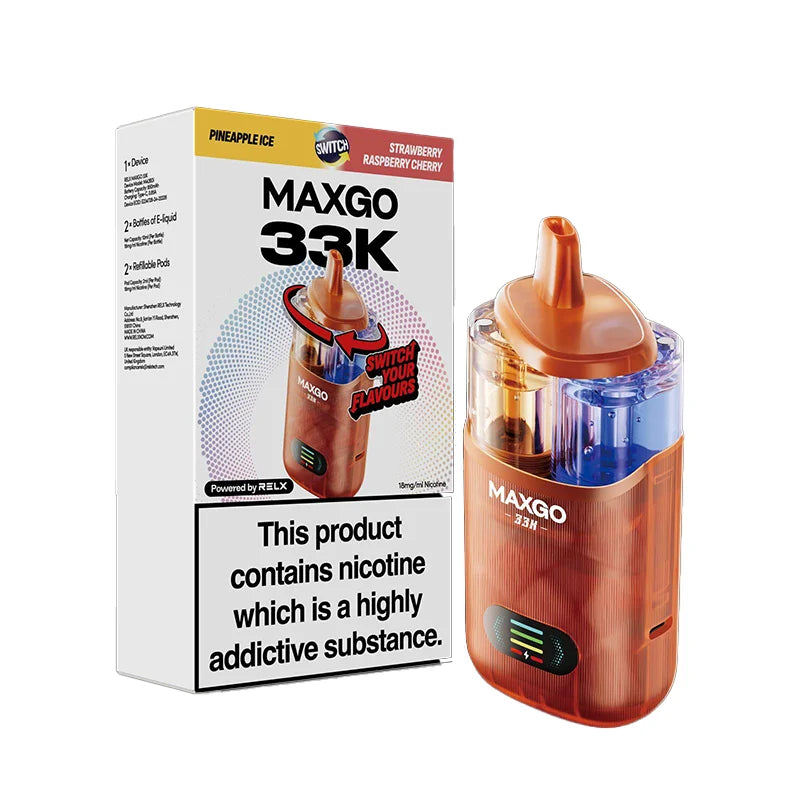 RELX MaxGo Combo 33K Prefilled Pod Kit