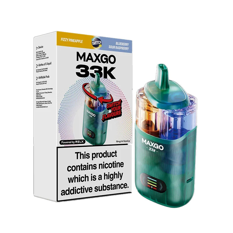 RELX MaxGo Combo 33K Prefilled Pod Kit