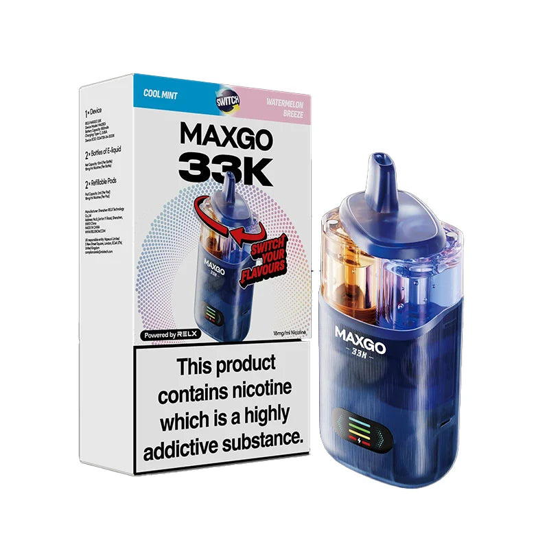 RELX MaxGo Combo 33K Prefilled Pod Kit