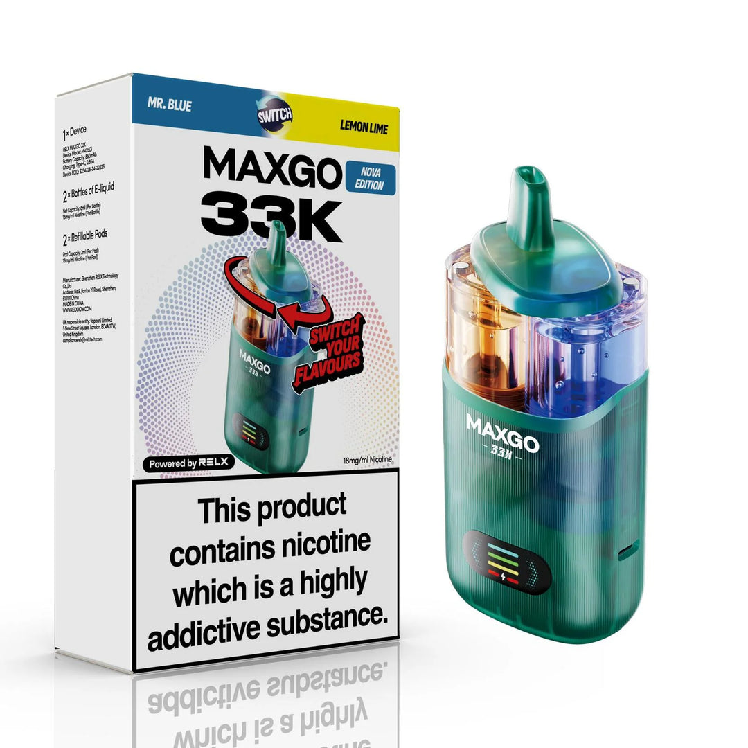 RELX MaxGo Combo 33K Prefilled Pod Kit