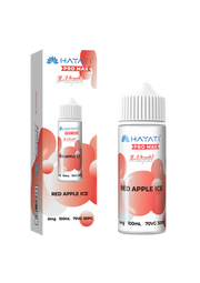Red Apple Ice Hayati Pro Max E-Liquid 100ml – no nicotine vape juice with rich flavor and smooth 70/30 VG PG blend