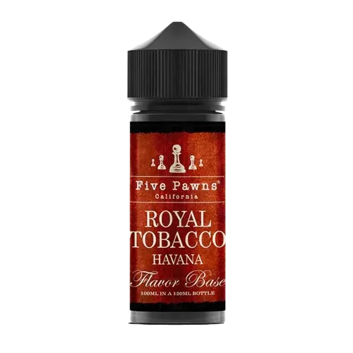 Five Pawns 100ml E-Liquid Royal Tobacco Havana – premium handcrafted vape juice with complex flavors and smooth 50/50 VG PG blend