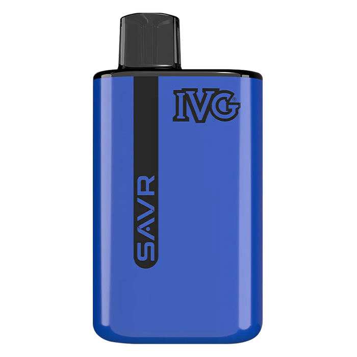 IVG SAVR Prefilled Pod Kit in Blueberry flavor – sleek vape device with up to 10,000 puffs.