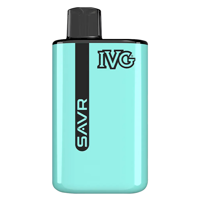 IVG SAVR Prefilled Pod Kit in Menthol Mojito flavor – sleek vape device with up to 10,000 puffs.