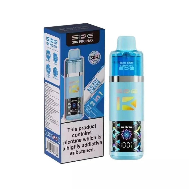 SKE 30K Pro Max 2-in-1 Pod Kit Blue Razz Lemonade – dual-flavor, high-performance vaping device