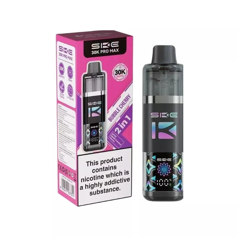 SKE 30K Pro Max 2-in-1 Pod Kit Bubble Cherry – dual-flavor, high-performance vaping device