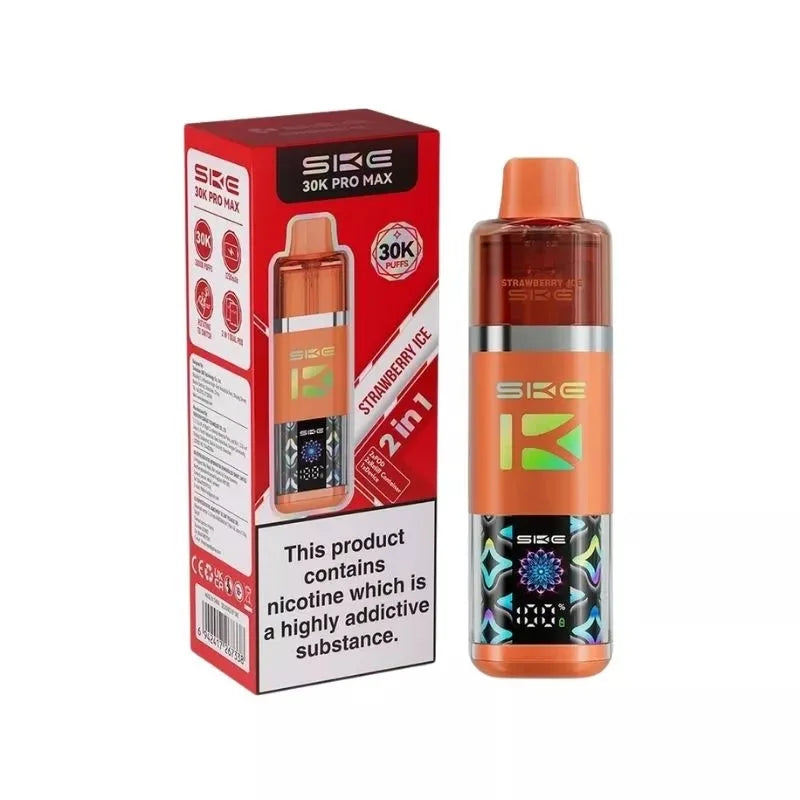 SKE 30K Pro Max 2-in-1 Pod Kit Strawberry Edition – dual-flavor, high-performance vaping device