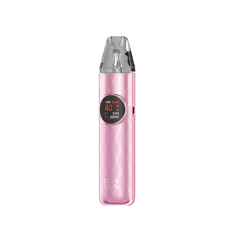 OXVA Nexlim 2 Pod Vape Kit in Shiny Pink Color with 2000mAh battery, 40W adjustable output, dual mesh pods, 0.85-inch colour screen, and USB-C fast charging available at Ecosmok.
