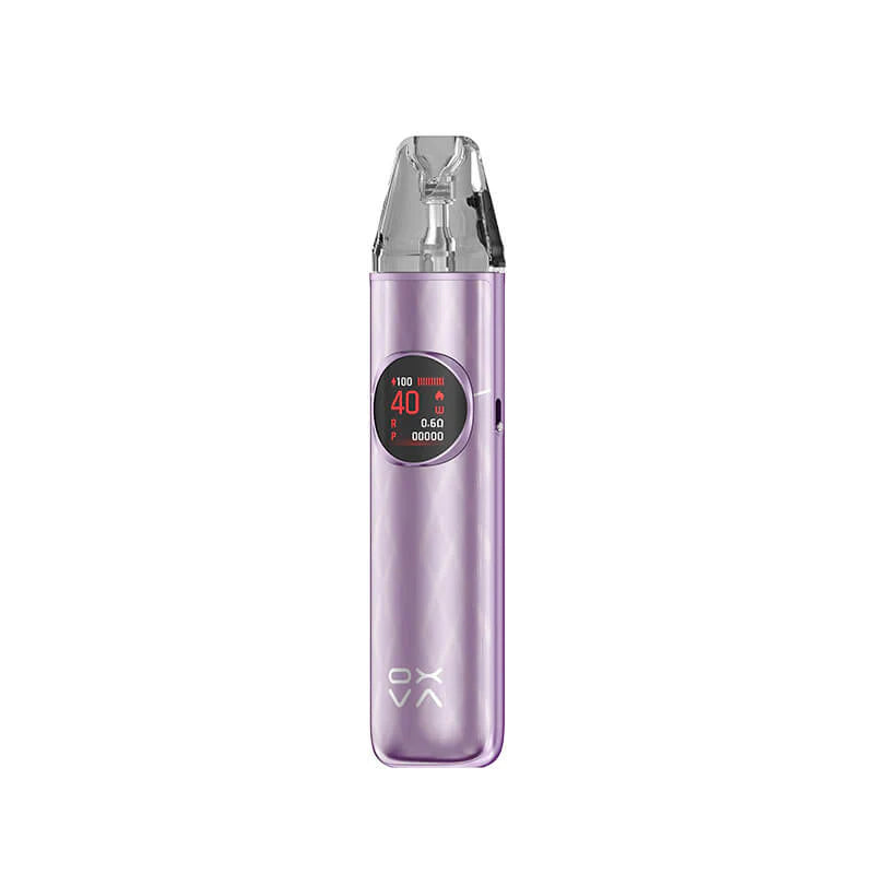 OXVA Nexlim 2 Pod Vape Kit in Shiny Purple Color with 2000mAh battery, 40W adjustable output, dual mesh pods, 0.85-inch colour screen, and USB-C fast charging available at Ecosmok.