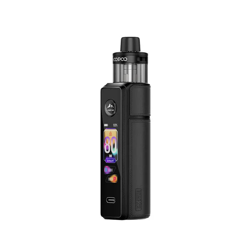 Spray Black VooPoo Drag X3 Pod Vape Kit – advanced pod mod with high power, stylish design, and exceptional performance